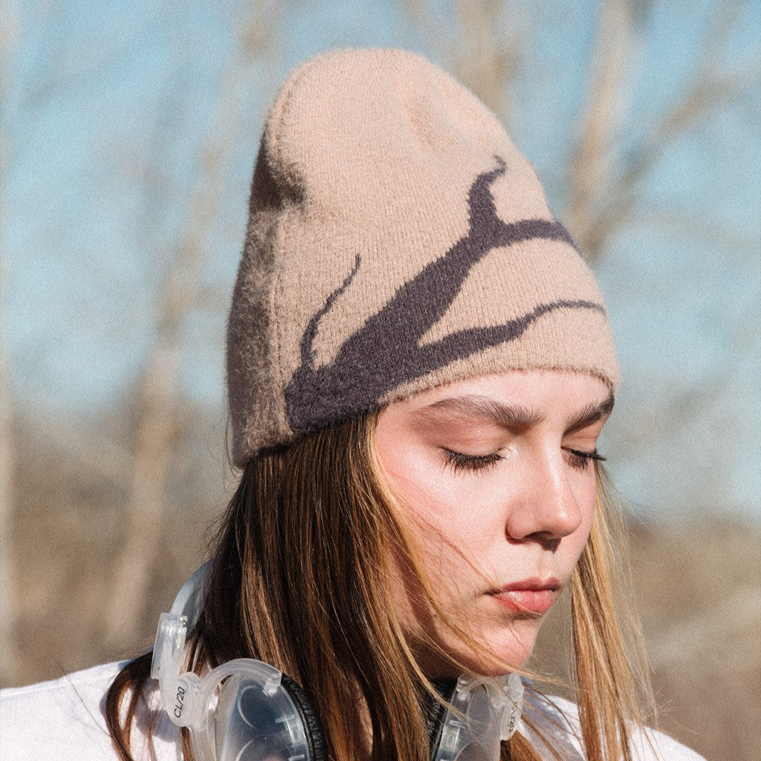 Network Mohair Beanie